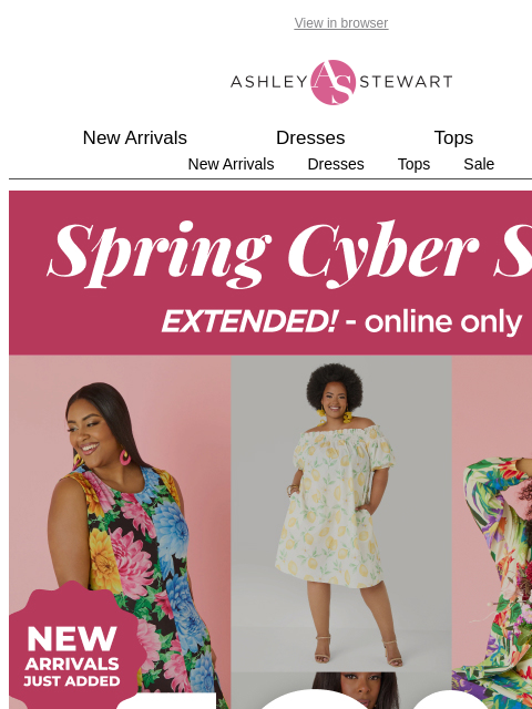 ashleystewart newsletter: 50% Off Everything (New & Clearance) Ends Tonight�...