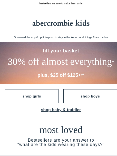 abercrombie newsletter: from family photos to school picture day...