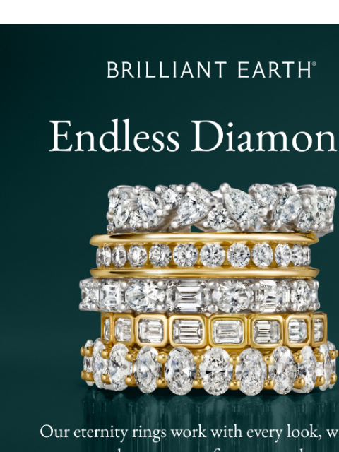 brilliantearth newsletter: BEST SELLERS ONLY: Our top eternity rings