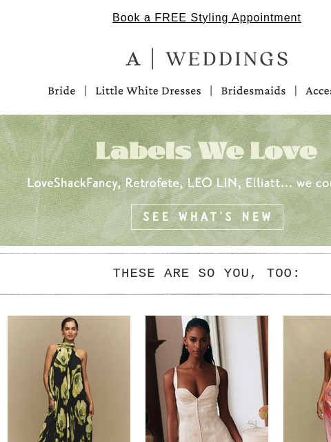 anthropologie newsletter: New from Retrofete, LEO LIN, Elliat…