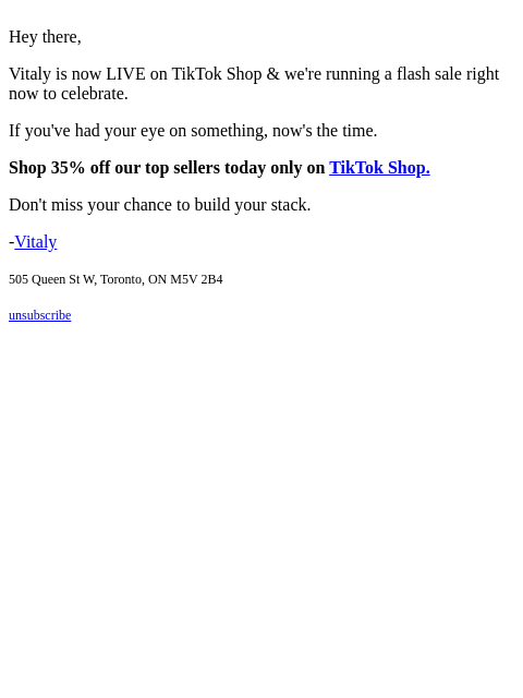 vitalydesign newsletter: FLASH SALE: 35% Off Top Sellers