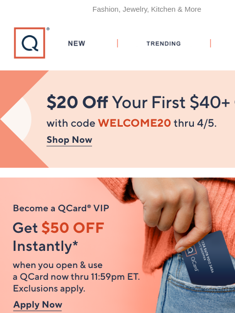 qvcemail newsletter: Clear Skies & Clearance Prices