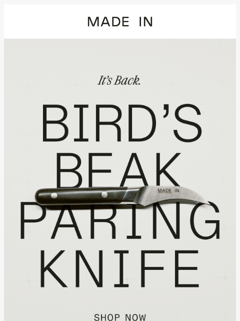 madeincookware newsletter: It's Back For A Limited Time!