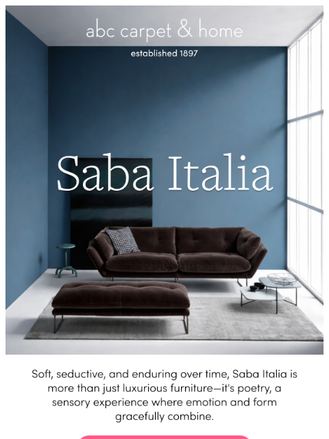 abchome newsletter: Spotlight On: Saba Italia