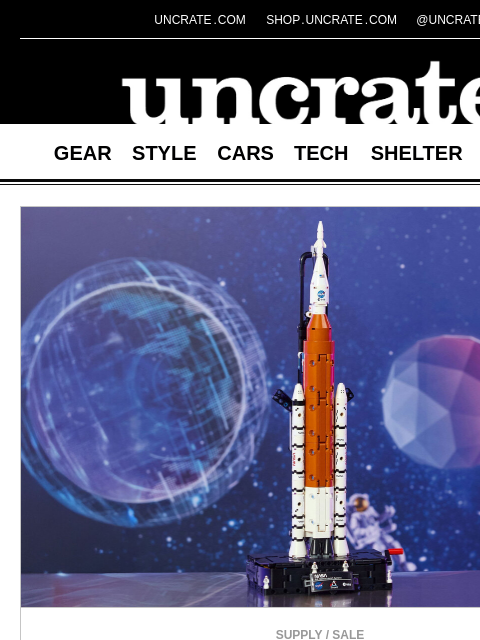 uncrate newsletter: LEGO NASA Artemis Moon Rocket & more