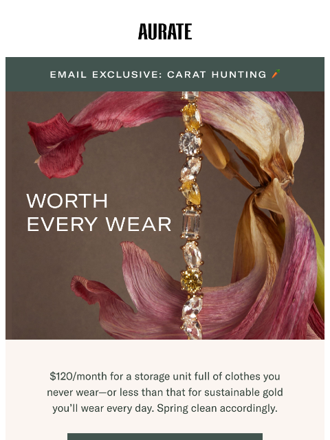 auratenewyork newsletter: UP TO 25% OFF SPARKS JOY