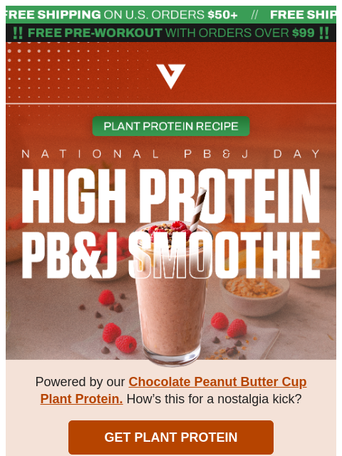 vedgenutrition newsletter: 🥜 Peanut Butter Jelly Time!