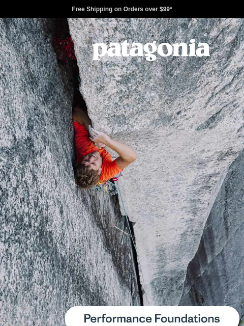 patagonia newsletter: Introducing Performance Foundations