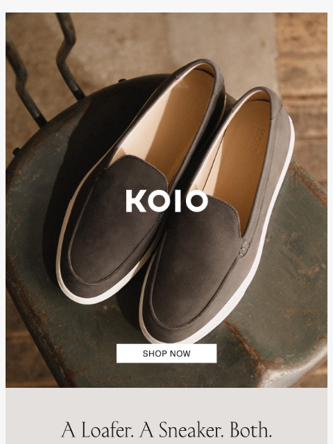 koio newsletter: Formal, Without the Formality