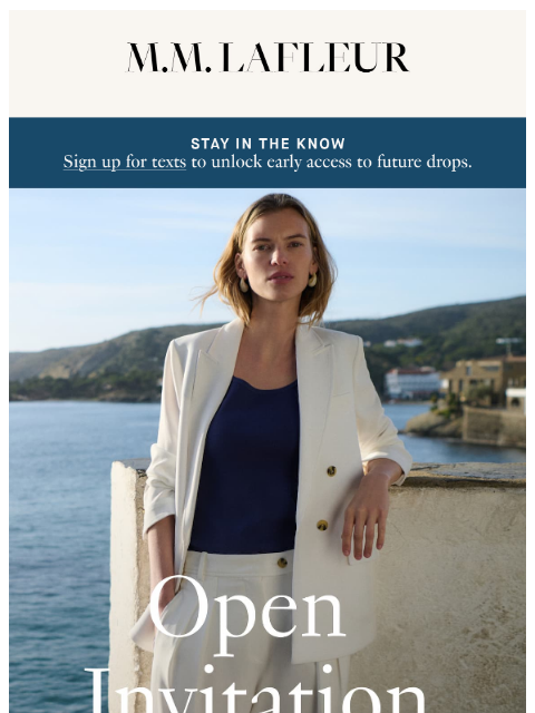 mmlafleur newsletter: OPEN INVITATION: The April Drop