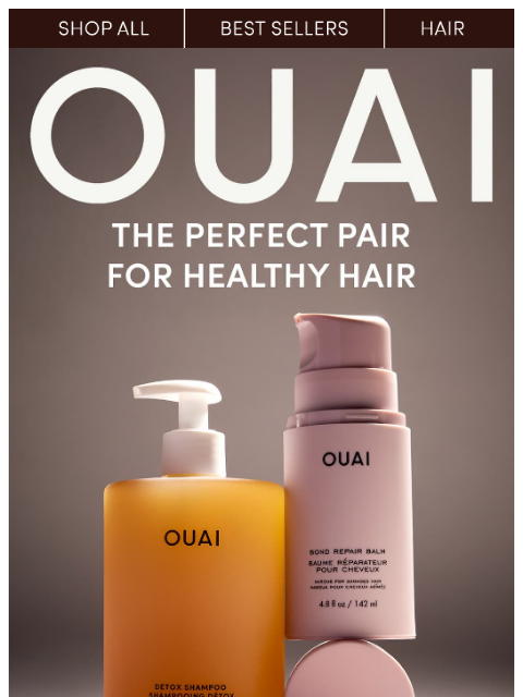 theouai newsletter: The perfect pair: Bond Repair Balm & Detox Shampoo