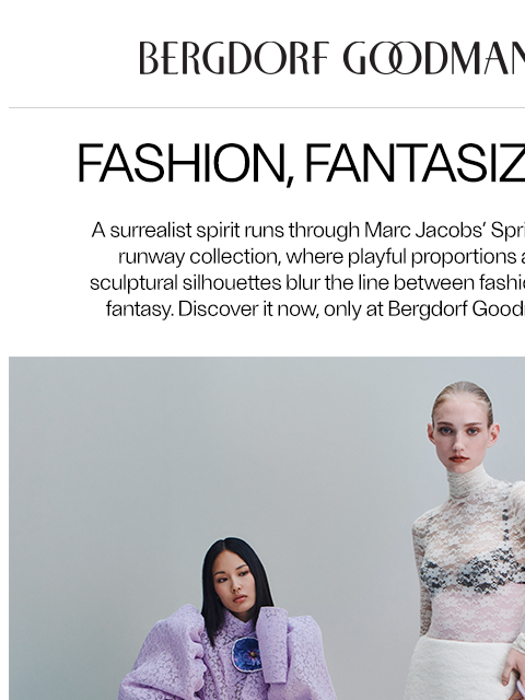bergdorfgoodman newsletter: Exclusive: MARC JACOBS RUNWAY
