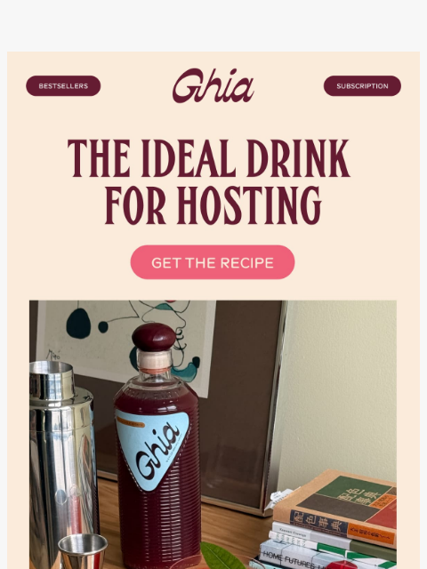 drinkghia newsletter: Host Like You Mean It