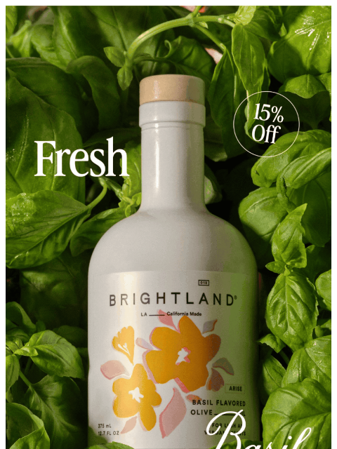 brightland newsletter: Spring time in a bottle 🌿🍋