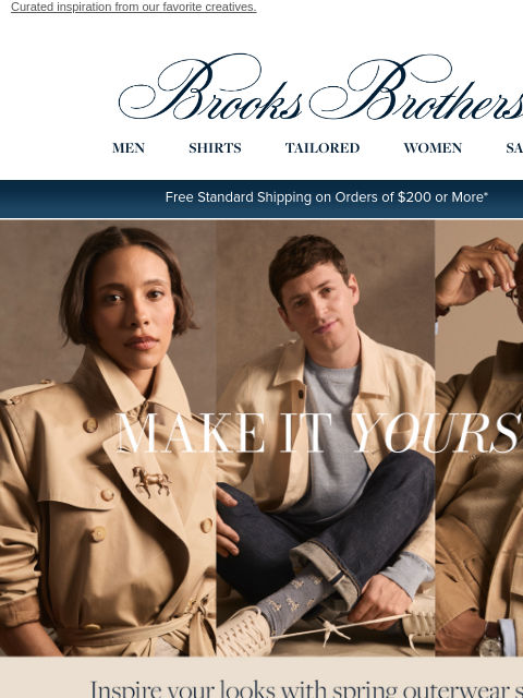 brooksbrothers newsletter: Make It Yours: How to wear your spring jackets