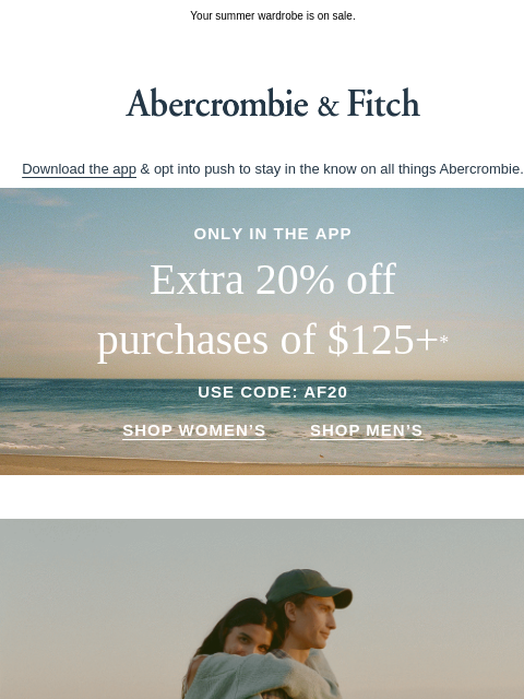 abercrombie newsletter: NEW | Linen-Blend Denim Collection