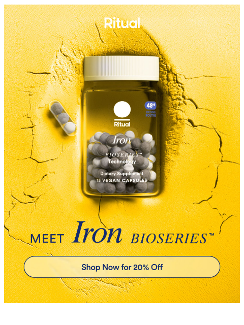 ritual newsletter: Meet Iron Bioseries™