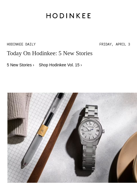 hodinkee newsletter: Hodinkee Daily | 04/03/2026