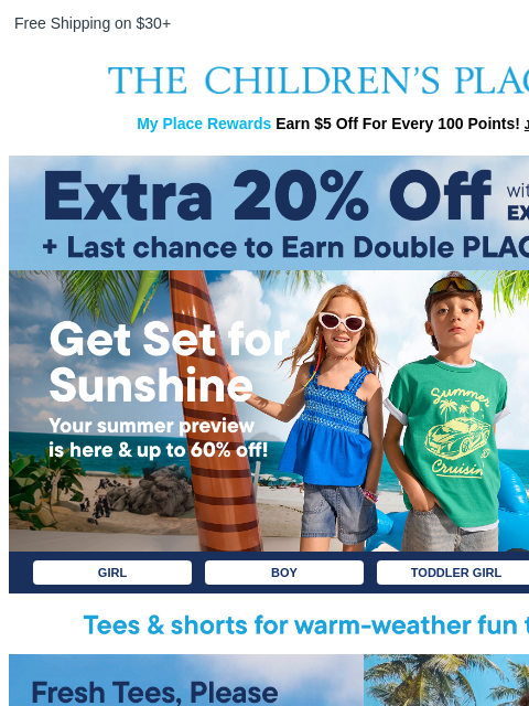 childrensplace newsletter: Next Level Graphic Tees: $4.99 and Up!