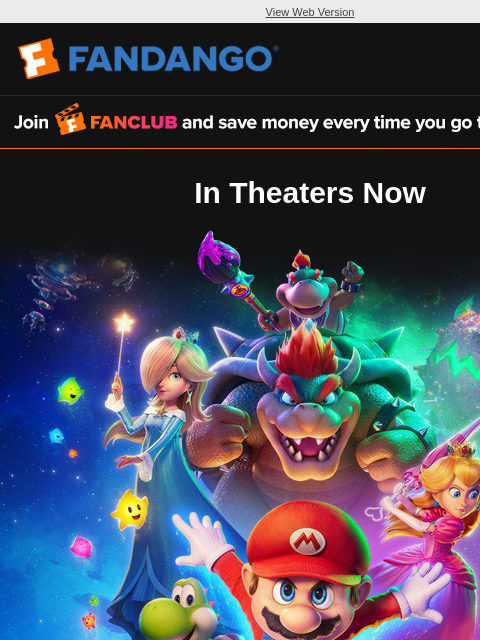 fandango newsletter: Your Friday Movie Premiere 🍄🪐
