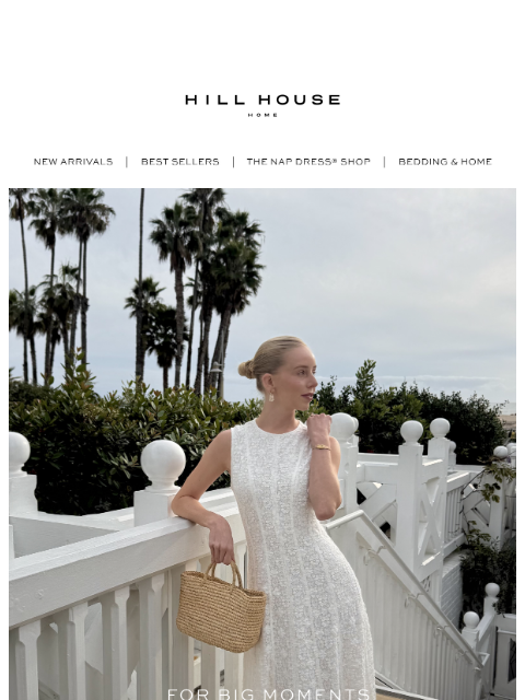 hillhousehome newsletter: Little White Dresses for Big Moments