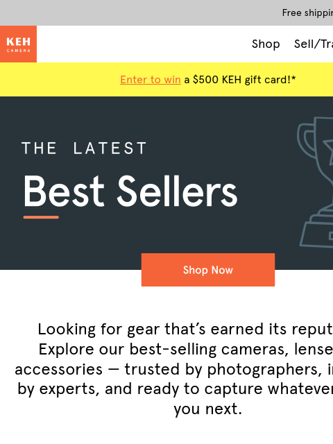 keh newsletter: These best sellers are calling your name 📸