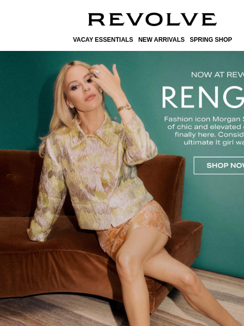 revolve newsletter: CONFIDENTIAL: New Brand Drop At REVOLVE