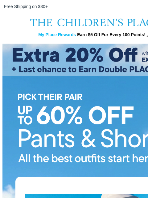 childrensplace newsletter: Open for the *BEST* Outfit Starters