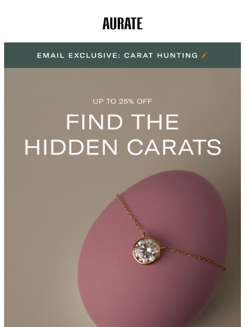 auratenewyork newsletter: EGG-XACTLY ONE DAY LEFT