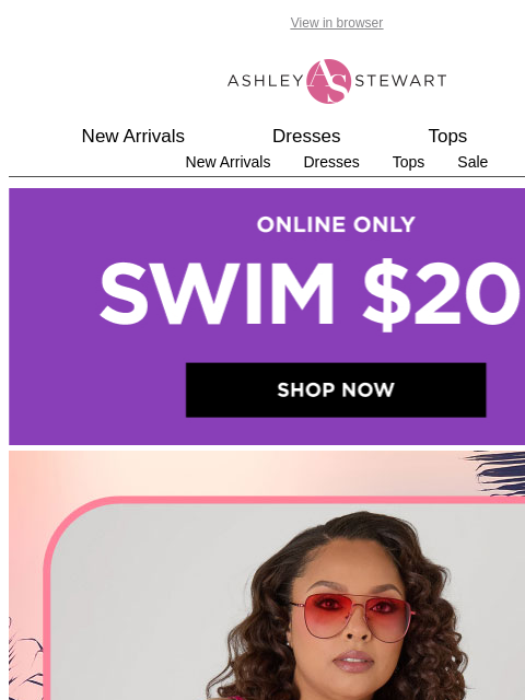 ashleystewart newsletter: Find us by the pool 👙