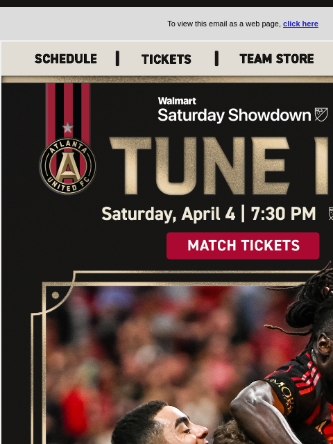 atlutd newsletter: It's Matchday | TONIGHT 7:30 pm
