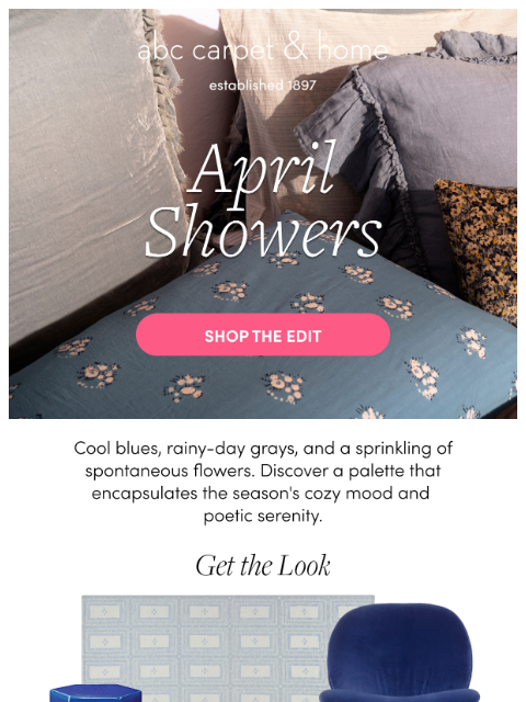 abchome newsletter: Spring Trend: April Showers