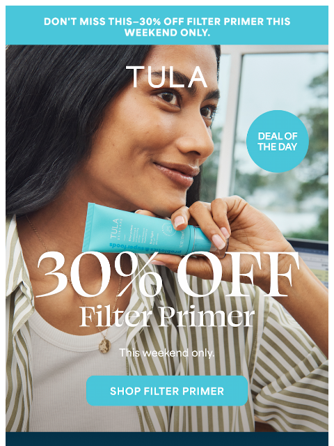 tula newsletter: Reveal the deal of the day inside...