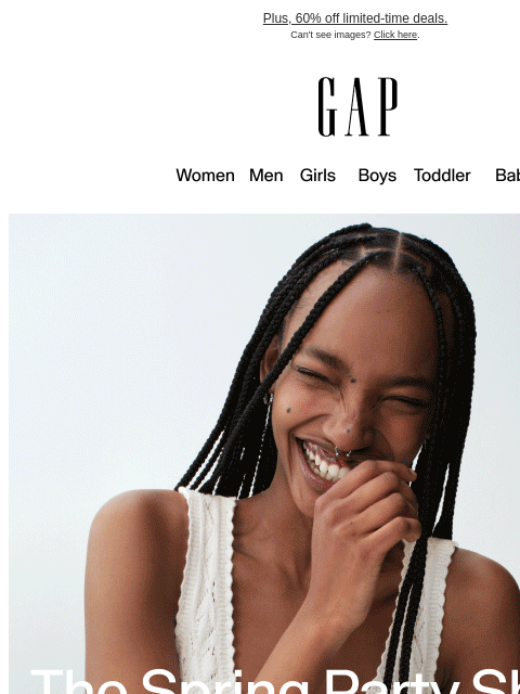 gap newsletter: Just in: spring picks