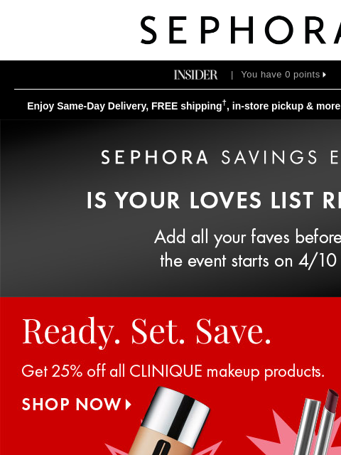 sephora newsletter: Spring just got a whole lot more lush 🌺