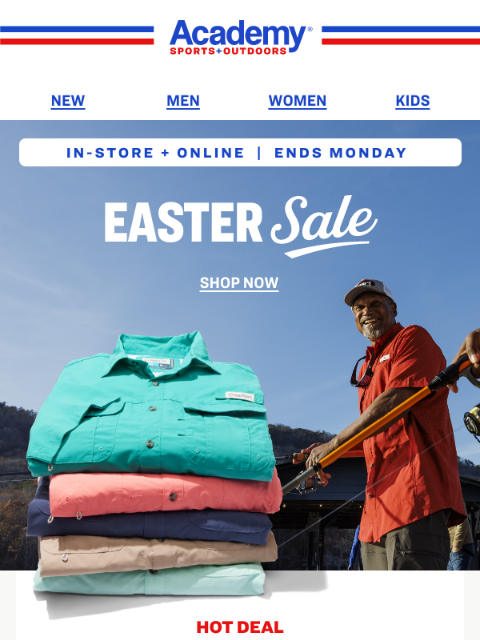 academy newsletter: Easter Sale! Fill Your Basket with Adventure