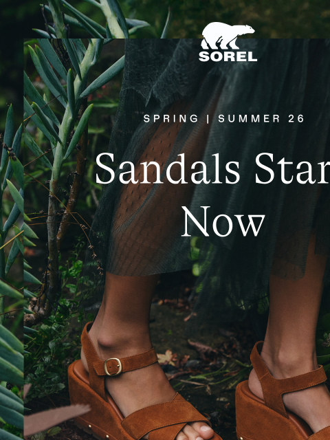 sorel newsletter: The Sandals of the Season