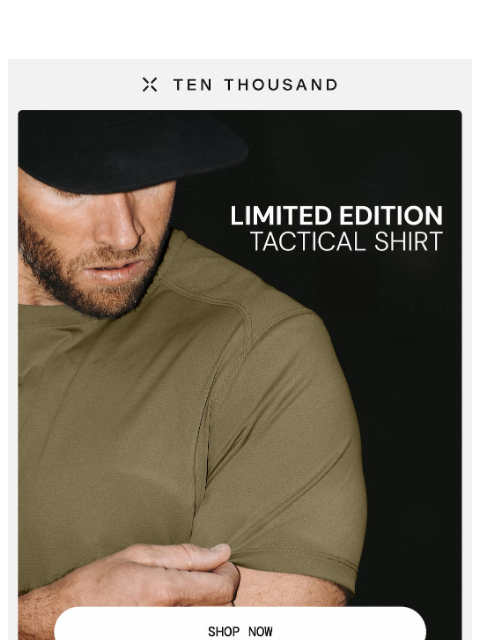 tenthousand newsletter: Limited Edition ⛰️ Tactical Shirt