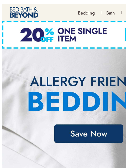 bedbathandbeyond newsletter: What if your bedding is the reason you’re not slee...
