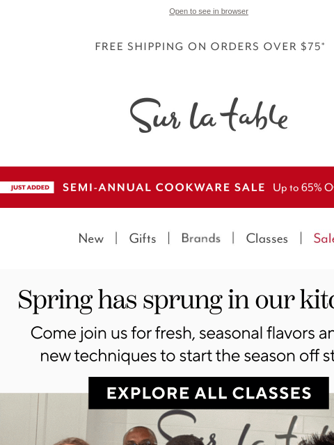 surlatable newsletter: ⭐️ 5-Star Baking Classes