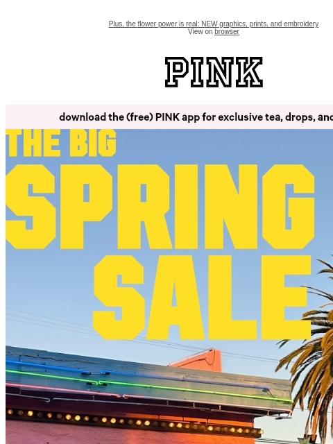 vspink newsletter: The Spring Edit: 10/$40 Panty Party 🌼