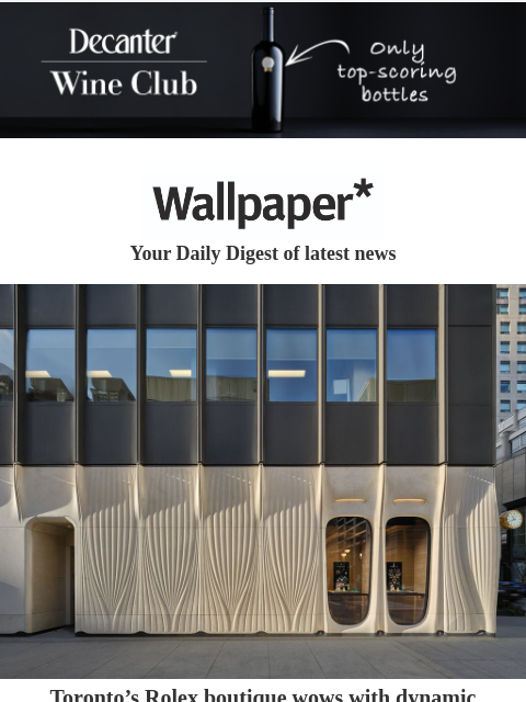 Toronto's Rolex boutique, Chelsea Hotel portraits, and a timeless Morgan Plus Four ‌ ‌ ‌ ‌ ‌ ‌ ‌ ‌ ‌ ‌ ‌ ‌ ‌ Wallpaper* Your Daily Digest of latest news cream store exterior Toronto's Rolex