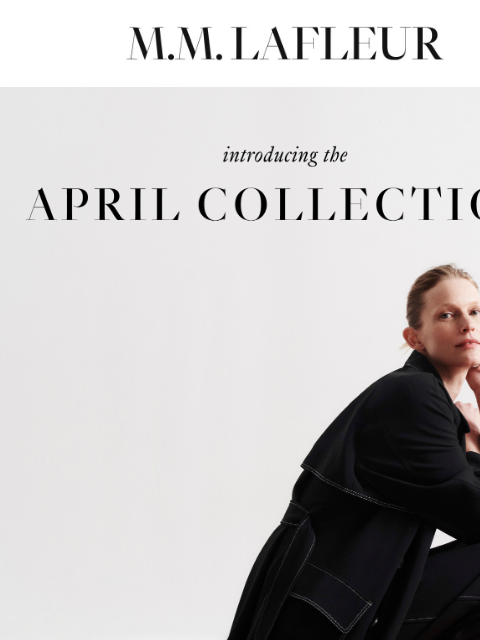 Fresh travel-friendly styles have arrived. MMLaFleur Introducing the APRIL COLLECTION. Our new collection is made for a life on the go. Whether you're traveling the world or rushing about town,