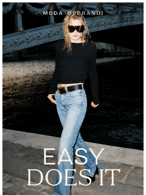 modaoperandi newsletter: Easy wins…