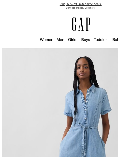gap newsletter: Easy. Tailored. Dresses.