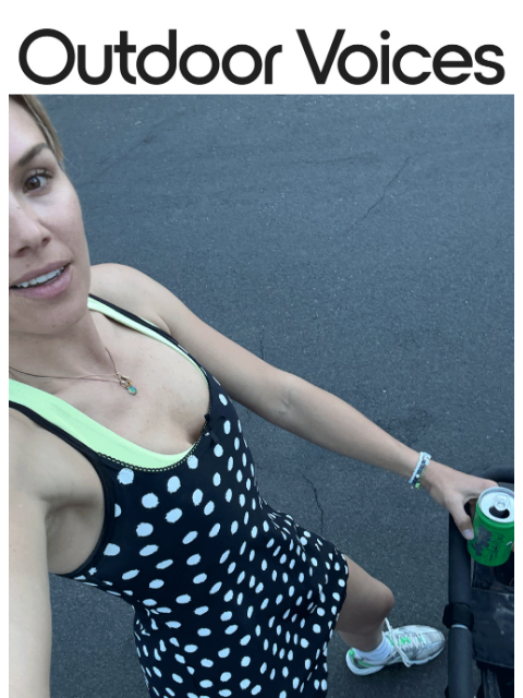 outdoorvoices newsletter: Hi from Ty