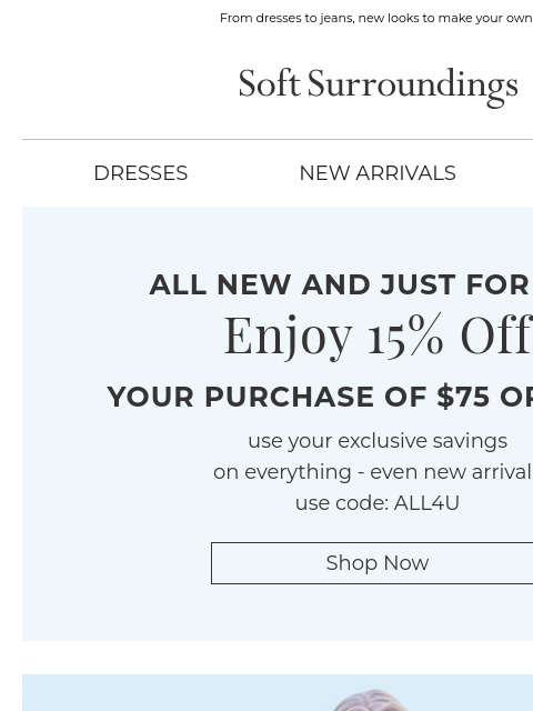 softsurroundings newsletter: Denim Days