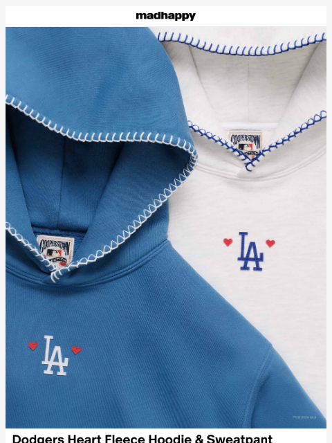madhappy newsletter: LA Dodgers Fleece Hoodie & Sweatpant