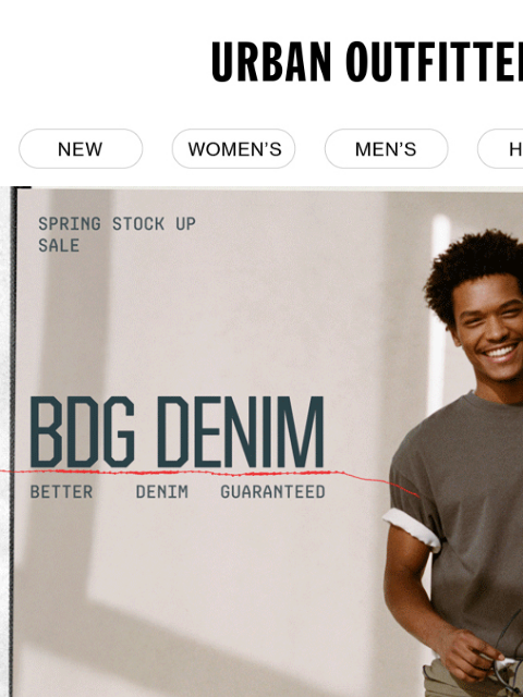 urbanoutfitters newsletter: Your favorite BDG styles, now up to 30% Off