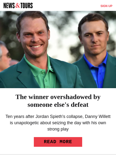 golfdigest newsletter: A lucky break and heartbreak at ANWA